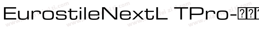 EurostileNextL TPro字体转换